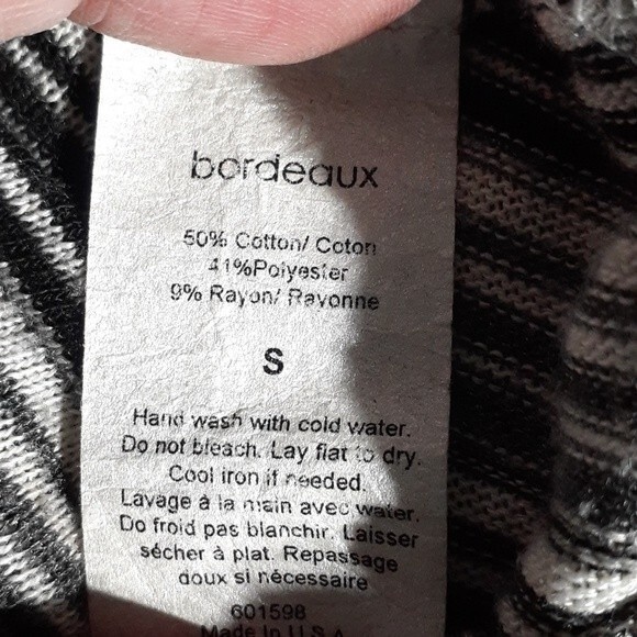 bordeaux los angeles open cardigan top s shirt casual tie wrap knot knit sweater - Picture 5 of 7